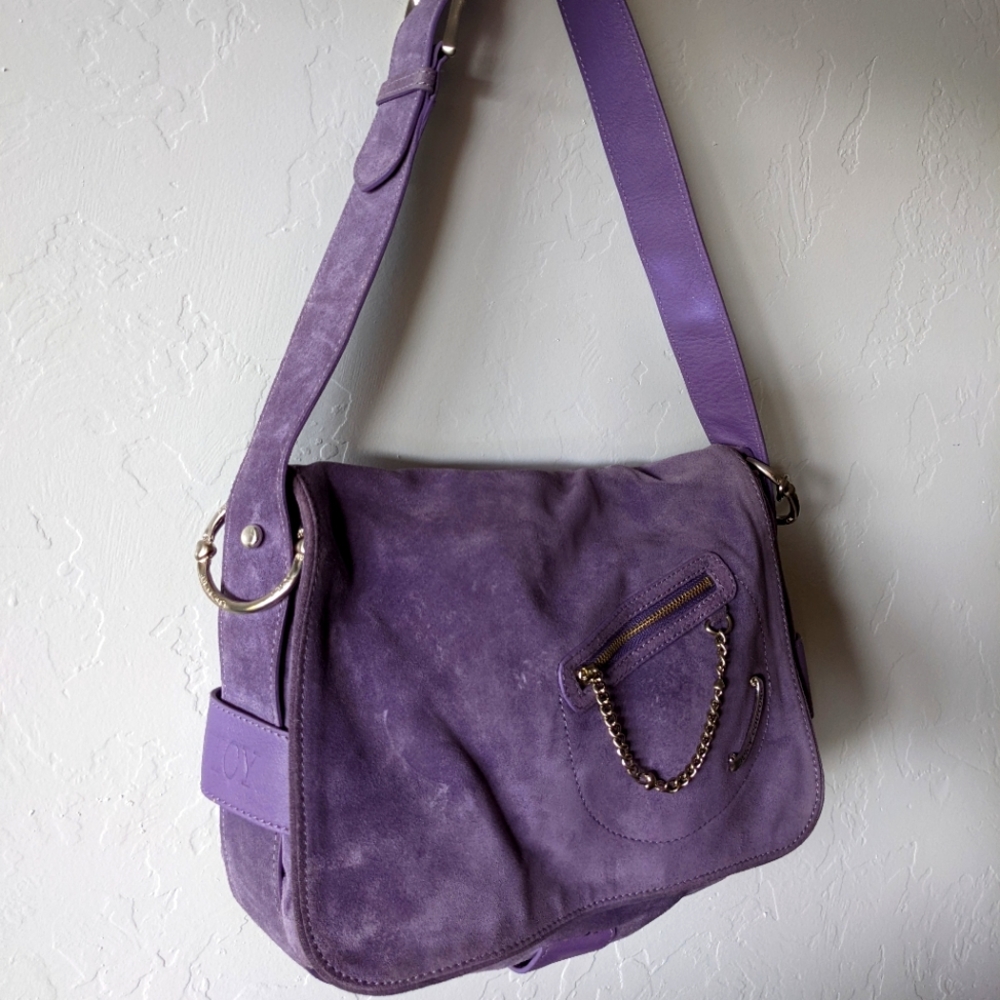 Vintage Juicy Couture Lilac Suede Handbag